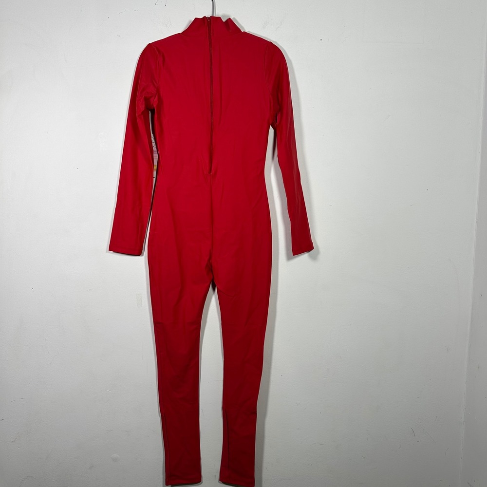 Baltogs Kids Red Mock Neck Long Sleeve Dance solo Unitard Style Size LC - Picture 7 of 9